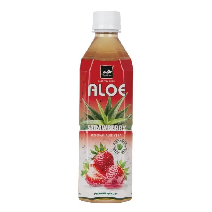 Boisson Jus Aloe Vera fraise lot 20x50cl TROPICAL