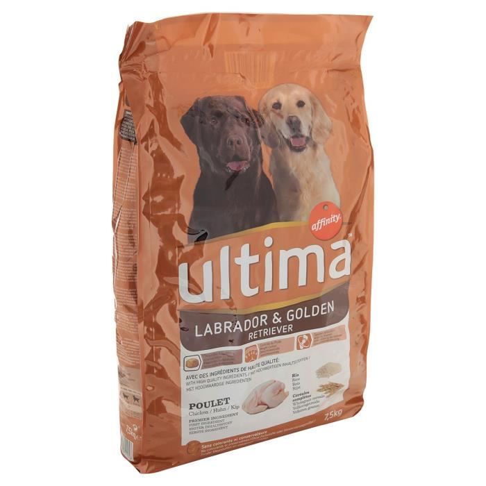 ULTIMA Croquettes - Pour LABRADOR GOLDEN - 7,5KG