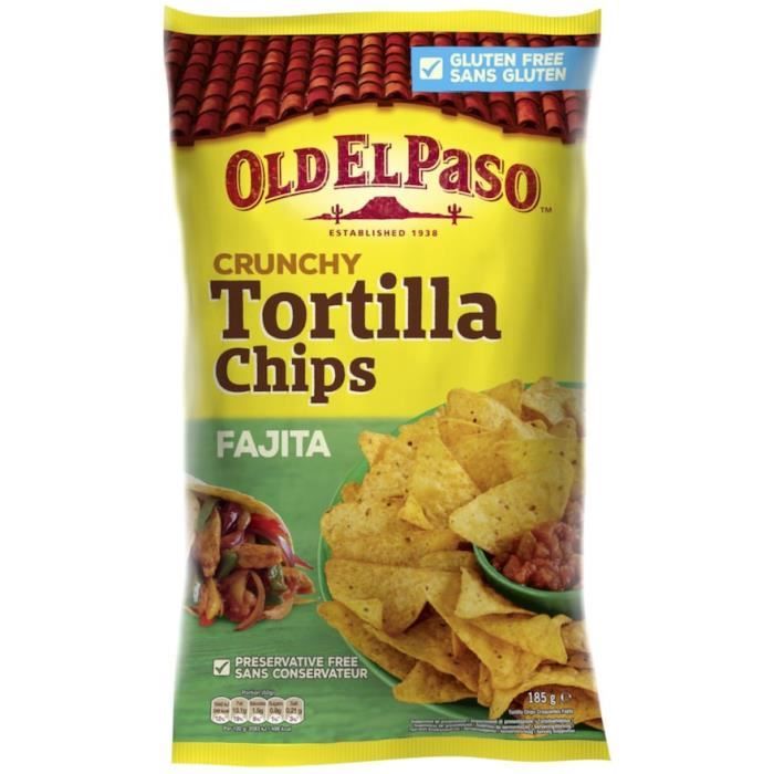 Chips de mais Crunchy fajitas 185g Old el Paso