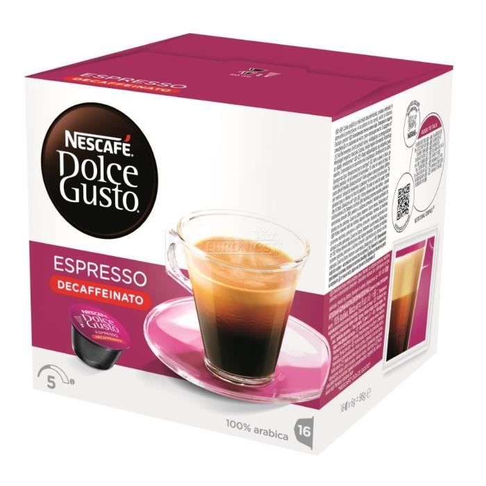 NESCAFE Dolce Gusto Decaffeinato - 16 Capsules - 96 g