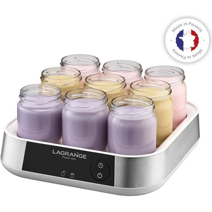 LAGRANGE 459001 LIGNE Yaourtière - 18 W - Inox