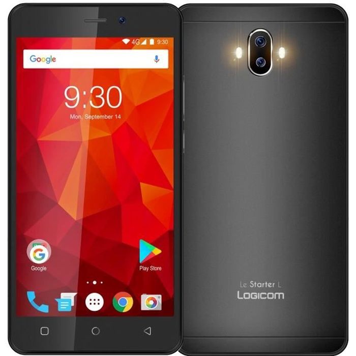 LOGICOM Starter L 8 Go Noir Blister