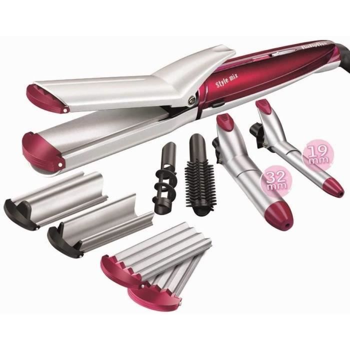 Multistyler - BaByliss - MS22E - Multistyler Style Mix pour le volume, boucles, ondulations, gaufres et lissage, 10 accessoires