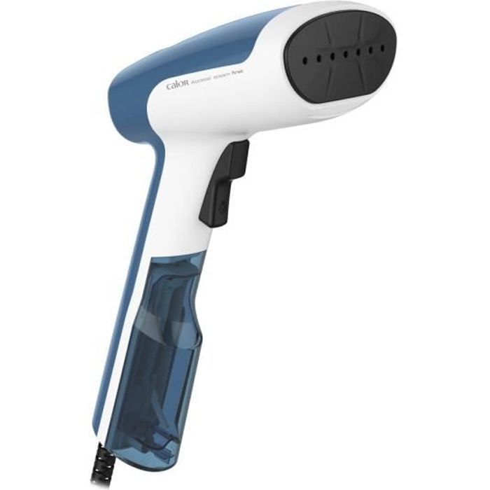 CALOR DT6130C0 Access Steam First Défroisseur vapeur, Réservoir 70 ml, Vapeur 20 g/min, Chauffe en 15 sec, Assainissant, Tous tissus
