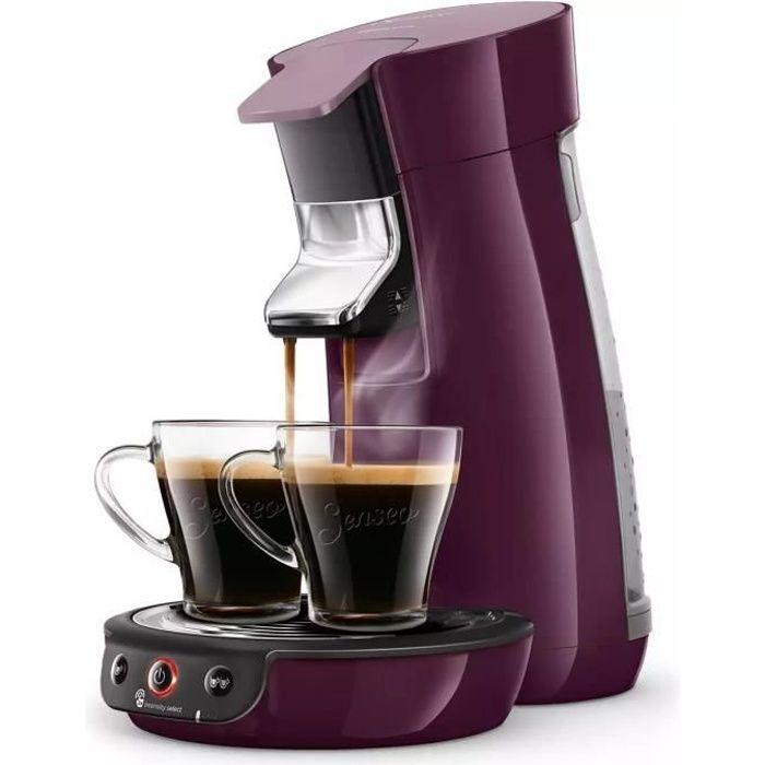 PHILIPS HD6563/92 SENSEO Viva - Machine à café à dosettes - Aubergine