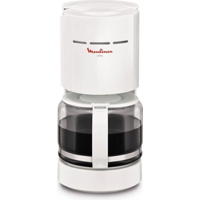 MOULINEX FG121111 Cafetière Filtre Uno - Blanche