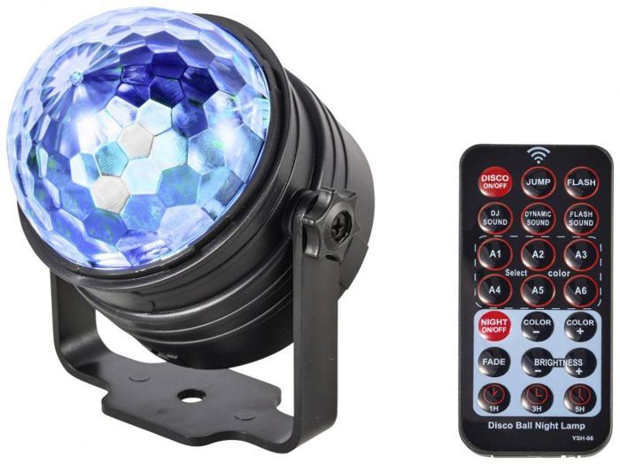 Projecteur Lumière Disco LED RVB Littleboyny - Contrôle DMX Et Par Musique, 10 Lentilles, Pour Fête KTV Mariage