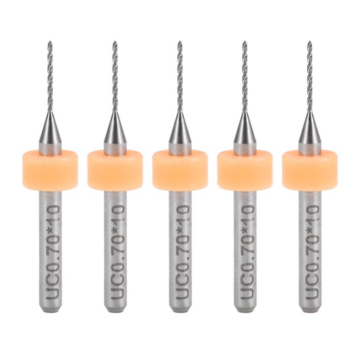 Lot De 4 Forets En Carbure De Tungstène C2/K20 Diamètre 5 Mm - Pour Acier Inoxydable, Aluminium, Métal, Plastique | Usage Machines CNC Et Tours - 5