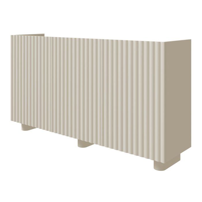Buffet 3 portes - FIORRA - 144 cm - grège