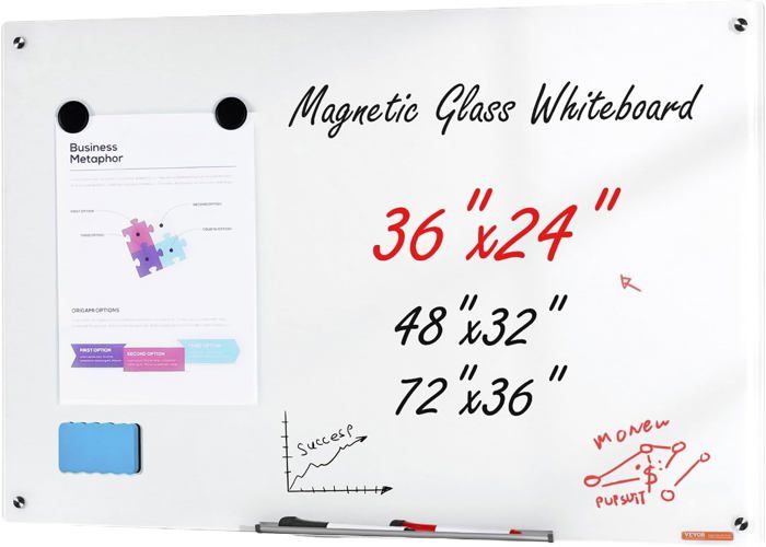 Tableau Magnétique Et Tableau Blanc – Panneau Mural Effaçable – Pour Cuisine, Bureau, Organisation Familiale
