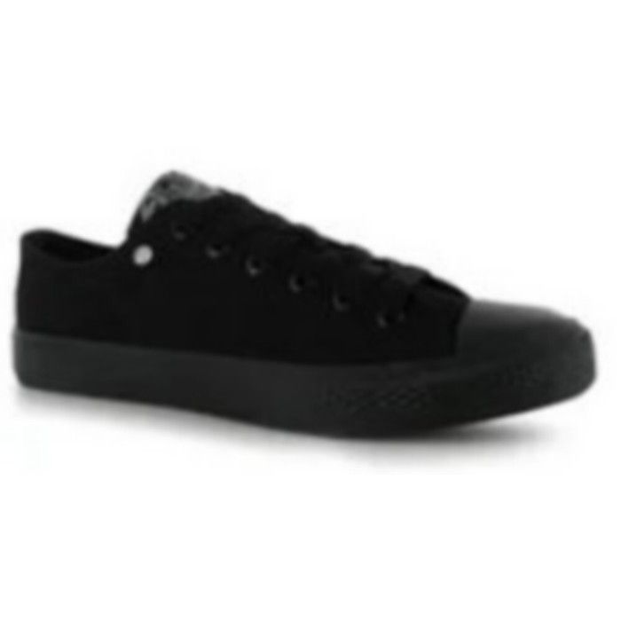 Dunlop Baskets Noires En Toile Dunlop Pour Homme