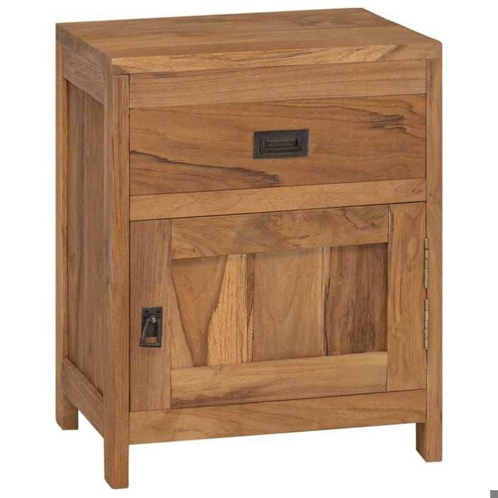Maison Exclusive - Table de chevet teck massif 40x30x50 cm