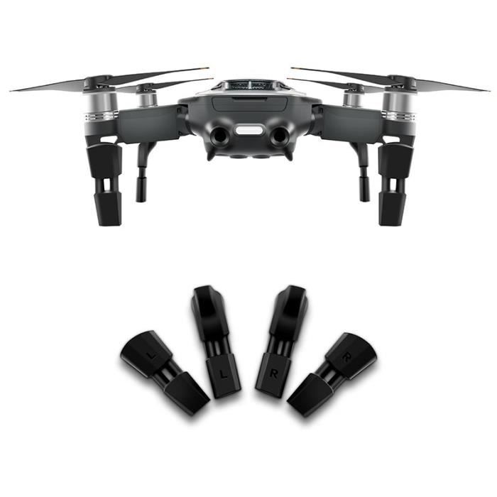Hensych Kits de train d'atterrissage à dégagement rapide pour Mavic 2 Pro Zoom Drone Extension de hauteur Jambe Longue Pied Protecteur Stand Gimbal Guard Hensych Kits de train d'atterrissage à dégagement rapide pour Mavic 2 Pro Zoom Drone Extension de hauteur Jambe Longue Pied Protecteur Stand Gimbal Guard