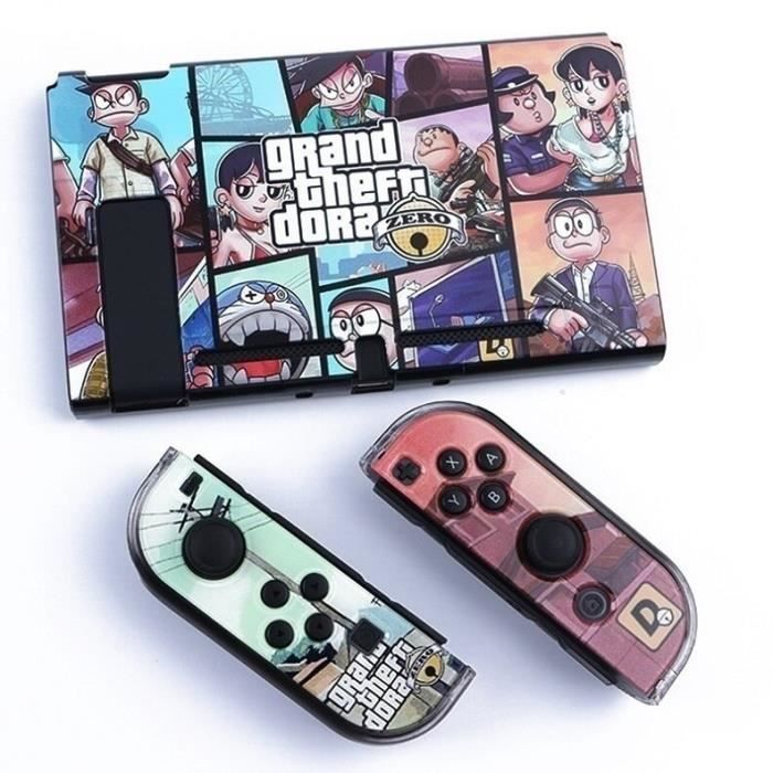 Gta Doraemon Plaque De Protection Pour Ns Ninetend Switch Ensemble De Coques De Console Dock Direct Joy Co Cdiscount Informatique