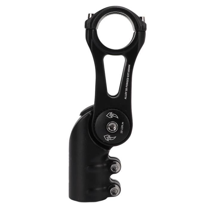 Adaptateur De Potence Vélo PRO+ 25,4mm à 28,6mm - Alliage Noir - Pour Upgrade Guidon