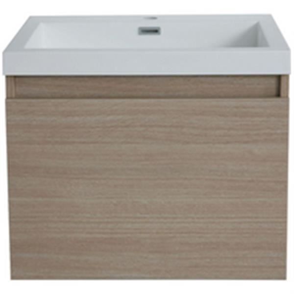 Alterna Meuble Primeo 60 Cm Suspendu 2 Tiroirs Bois Ref 21060005gdlo Achat Vente Meuble Vasque Plan Alterna
