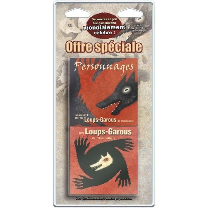 ASMODEE Pack LoupsGarou + extension Personnages Cdiscount Jeux Jouets