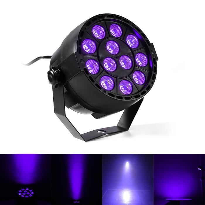 Jeu de lumière dj-Nouveaux Club Disco DJ Party Lumière violet lampe scène  36W 12 led - Cdiscount TV Son Photo