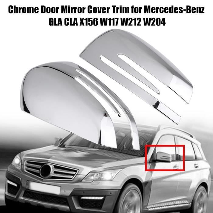 Cache Enjoliveur Chrome Mercedes Benz Gla Cla X156 C117 W212 W204 Achat Vente Miroir De Securite Cache Enjoliveur Chrome Mer Cdiscount