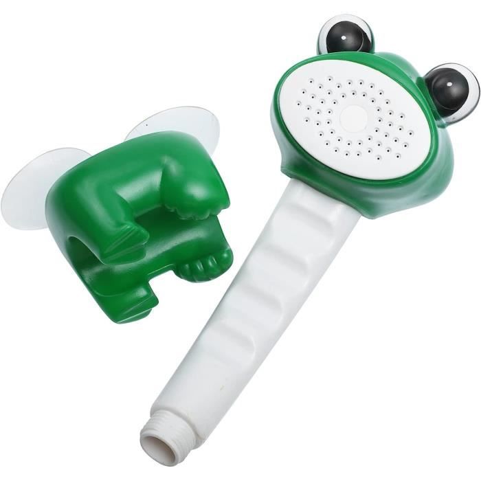 KAIYING Pommeau de douche à main pour enfants, jet d'eau dessin animé, accessoire de bain pour bébé et enfant (J: pomme de douche (grenouille) + tuyau + inverseur en destockage et reconditionné KAIYING Pommeau de douche à main pour enfants, jet d'eau dessin animé, accessoire de bain pour bébé et enfant (J: pomme de douche (grenouille) + tuyau + inverseur en destockage et reconditionné