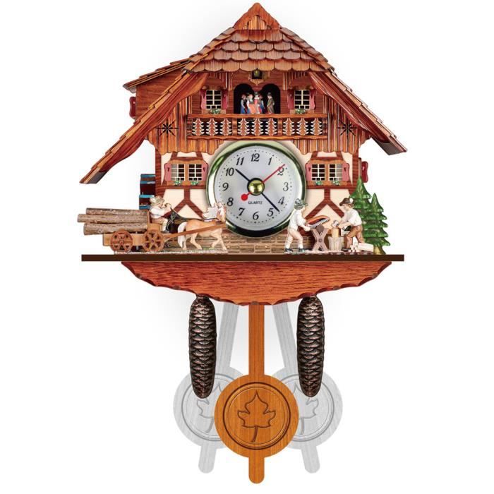 Aimant De Réfrigérateur 3D Horloge Coucou D'Allemagne - Souvenir Décoratif En Résine - 13x7.5 Cm - Décoration Cuisine, Bureau