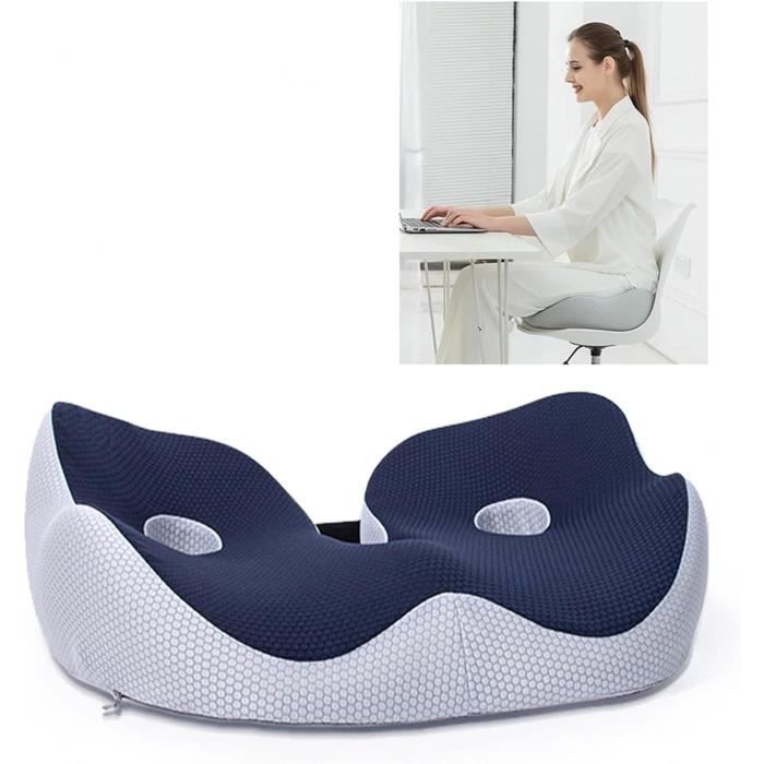 Coussin De Siège En Gel Antidérapant – Pour Voiture, Bureau, Soulagement Coccyx Et Sciatique – Neuf