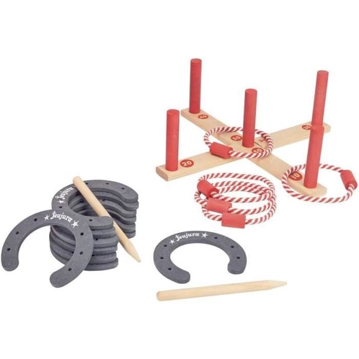 Jeujura bois-Yam-421 : Piste Bois avec 5 dés, 21 jetons et 1 Bloc de Yam-l'arbre à Jouer-Jeu de
