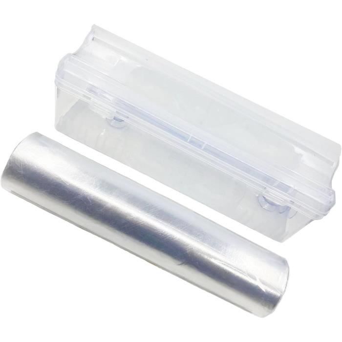 FILM ETIRABLE ALIMENTAIRE 300 METRES 30 CM DE LARGE AVEC DEVIDOIR COUPE