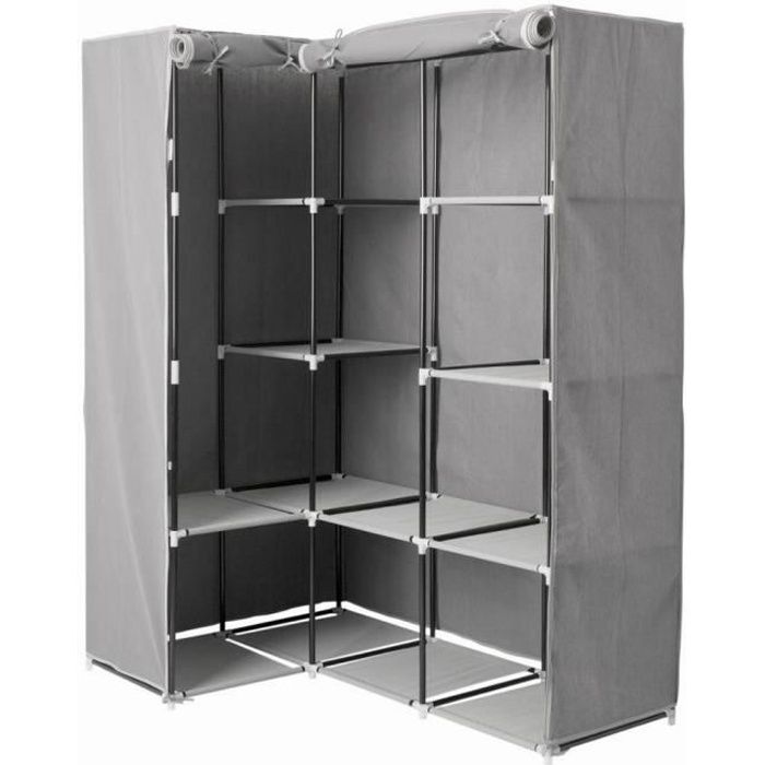 Penderie Armoire D Angle 2 Penderies 12 Etageres Achat Vente