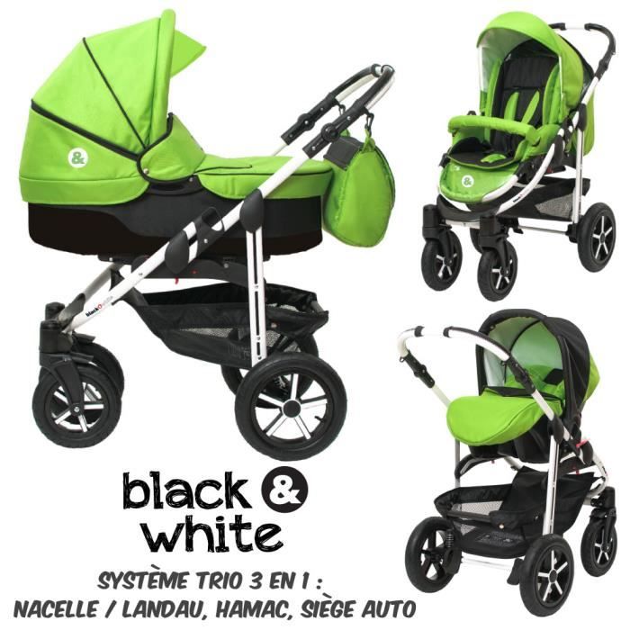poussette chicco trio vert anis