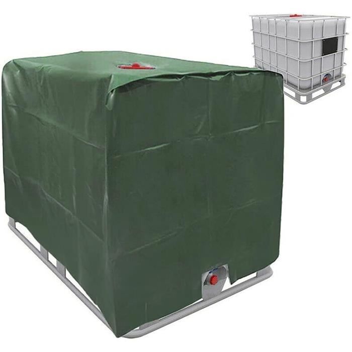 Housse De Protection Drado Pour Réservoir IBC 1000L - Anti-UV, Imperméable 120x100x116 Cm