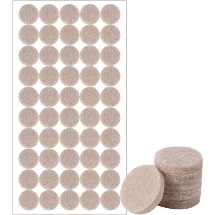 Meister, 644326 Patins En Feutre "Topsoft" Avec Vis,20 Mm, 4