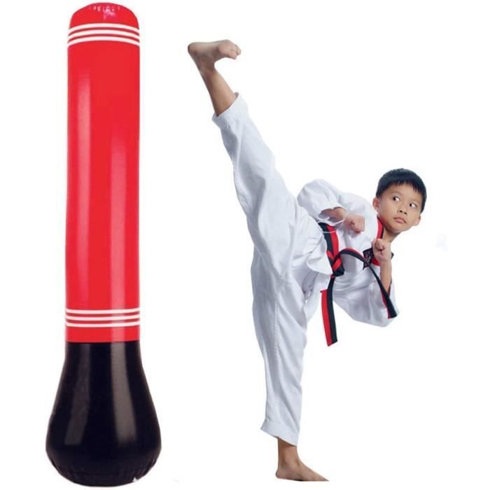 Sac De Frappe Gonflable 1,2m Ou 1,5m Pour Enfants Et Adultes - Punching Ball Sur Pied Pour Entraînement Boxe Et Fitness