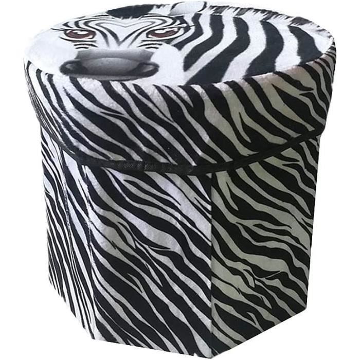 Pouf Coffre De Rangement HOMCOM - 38x38x38 Cm - Tissu Velours Gris - Charge 120 Kg - Tabouret Et Repose-Pieds