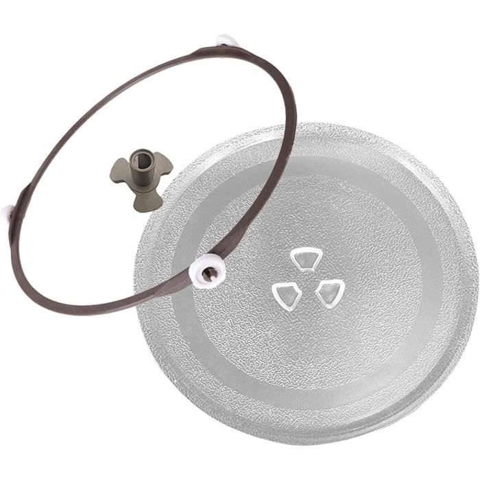 Lot de 2 anneaux de plateau tournant pour micro-ondes de 19 cm, support de plateau