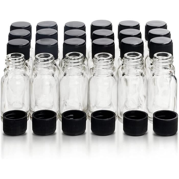 Mini Bouteille Verre, Bouteilles Miniatures Réutilisables 60ml, Petite