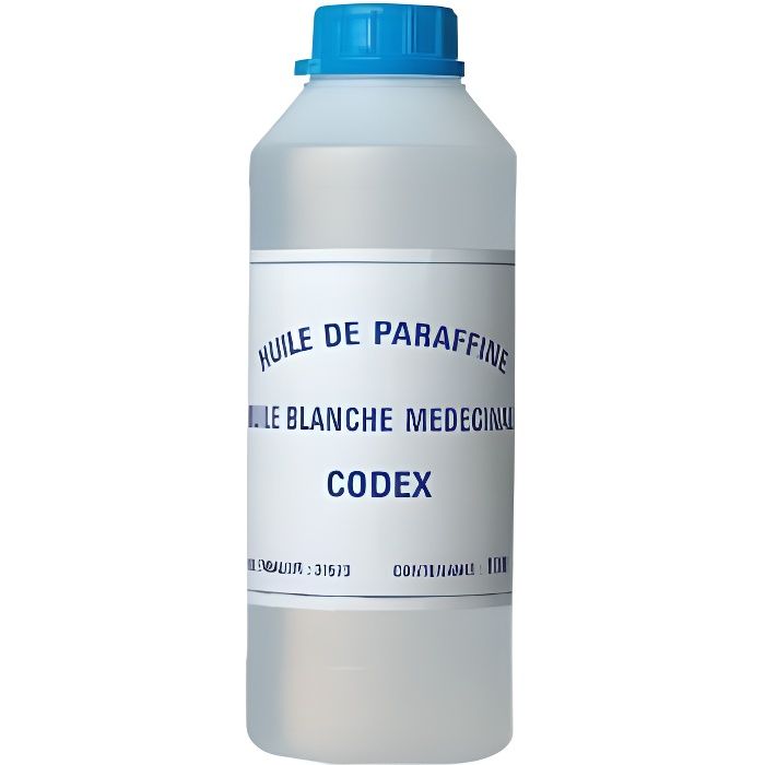 Aceite De Parafina Blanca - Calidad Farmacéutica Codex - 1 Litro - Uso Alimentario Y Medicinal - Duhalle