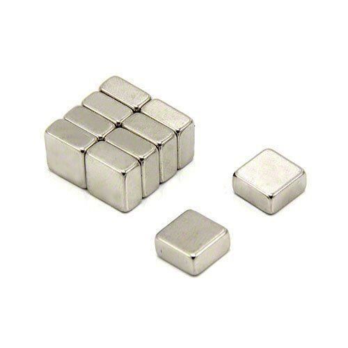 Magnet Expert Ltd Lot de 10 blocs aimants en néodyme 45H pour l’artisanat et le modélisme Force 0,64kg 6 x 4 x 2mm 