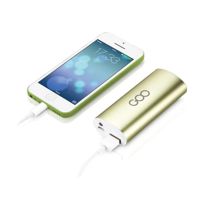 Goo Batterie portable externe rechargeable de 4000 mAh pour