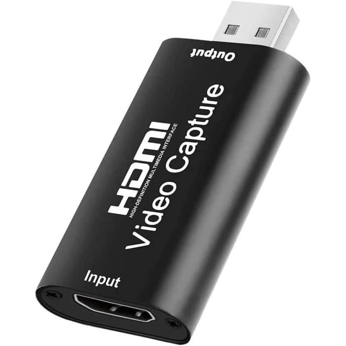 Cartes de Capture vidéo Audio - HDMI - Streaming HDMI - pour Windows-M-AC OS, 1080p - Enregistrement vidéo en Direct HD Via caméra R