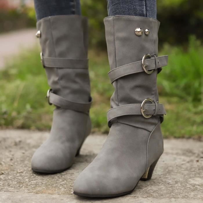 Bottes mi sale hautes