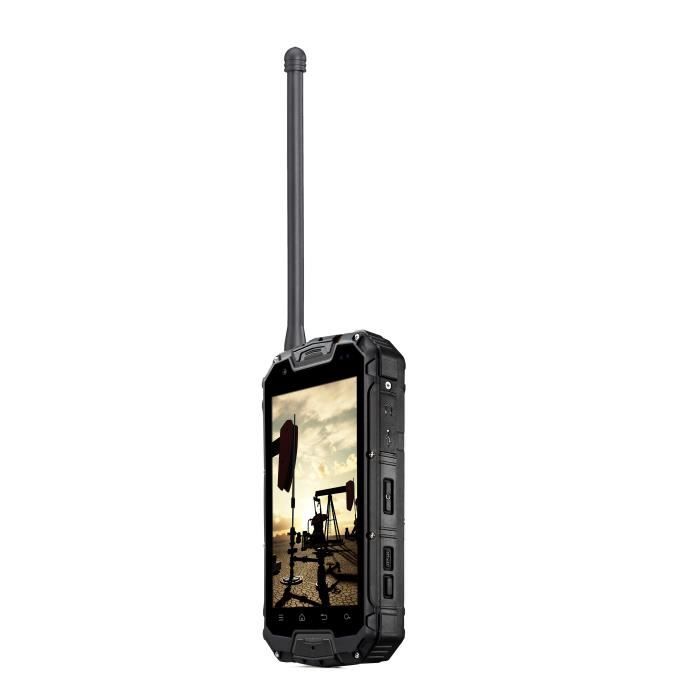 Achat T&eacute;l&eacute;phone portable SNOPOW M5 P 4G Smartphone IP68 Etanche 2Go+16Go Caméra 13MP+2MP 2SIM Talkie-walkie Quad Core 1.2GHz 4700mAh Noir -Vendeur Comp pas cher
