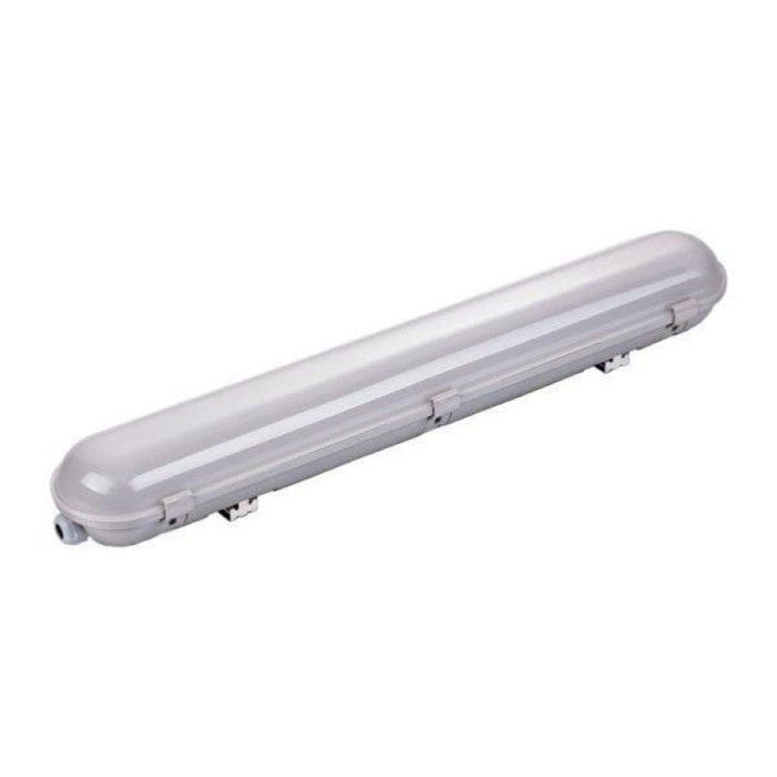 Réglette LED étanche 150cm 46.5W IP66 120lm/w - Pack de 10 / Blanc