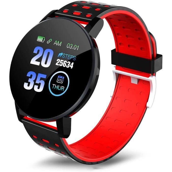 MONTRE CONNECTEE SPORT Ronde Sport IP67 Waterproof Montre Tension