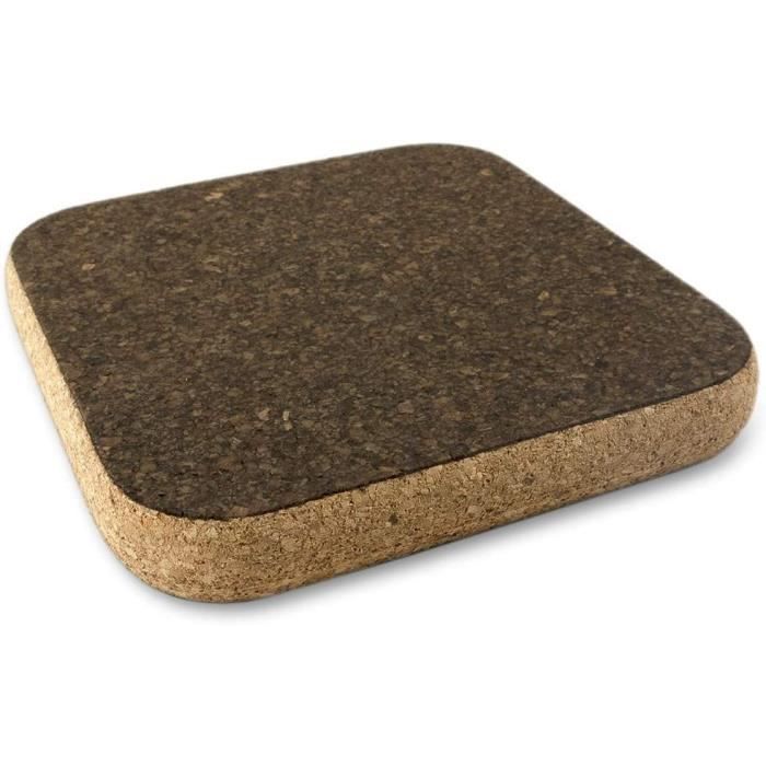 Dessous De Plat/bouteille Continenta En Liège – 15 Cm – Brun, Neuf