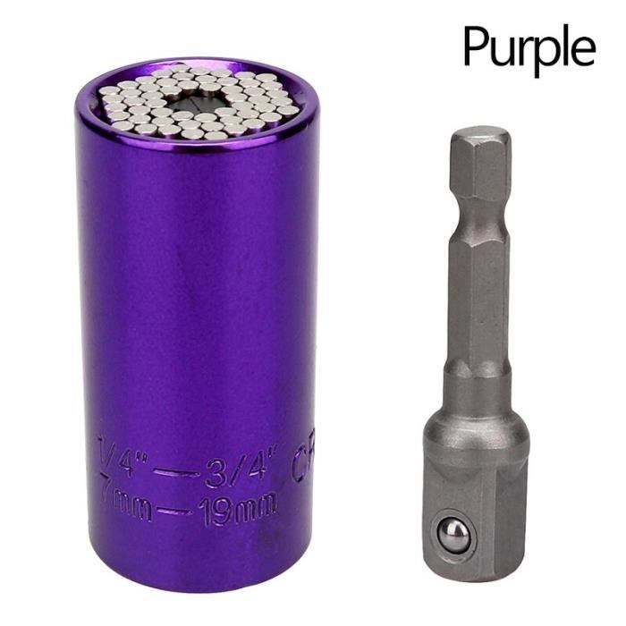 Clé A Cliquets Universelle - 7- 19 Mm - 13 En 1 De Perceuse - Prix En - Foto 8