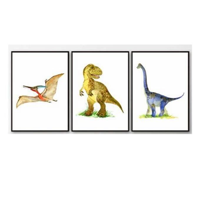 Toile Wall Art Dinosaure Triceratops Wall Art Affiches Et Gravures
