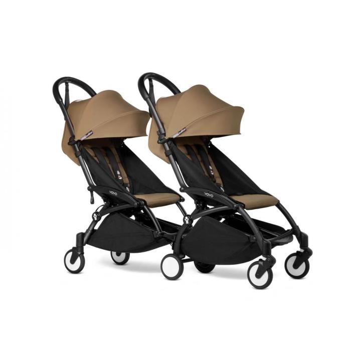 Poussette double mixte 2025