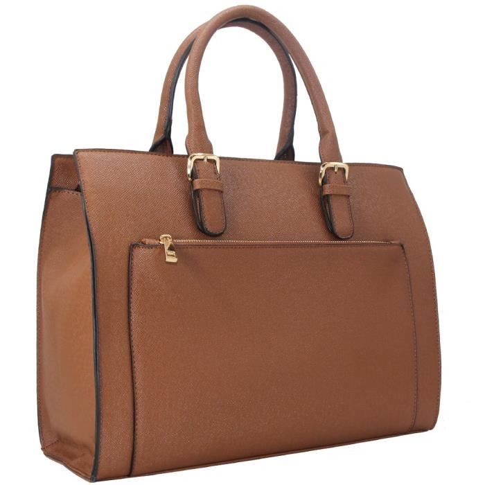 Sac a main Cabas A4 femme mode Camel Be exclusive. Camel Cdiscount Bagagerie Maroquinerie