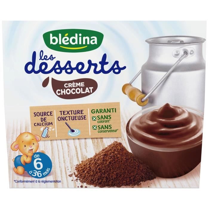 Bledina Bledi Delice Creme Dessert Chocolat 4x100 G Des 6 Mois Achat Vente Dessert Lacte Bledina Bledi Delice Creme Dessert Chocolat 4x100 G Des 6 Mois Cdiscount Pret A Porter